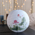 Printed Flower Paper Lanterns